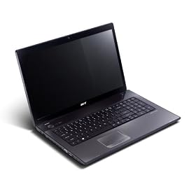 Acer - Aspire 7741G-386G75Mn - Ordinateur portable 17,3" - Intel Core i3 380M - 750 Go - 6144 Mo - Windows 7 - Argent