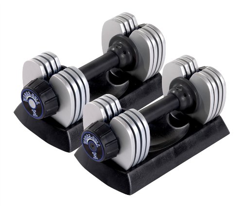 Stamina 25 lb. Versa-Bell Dumbbell Pair