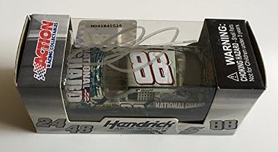 2010 Dale Earnhardt Jr National Guard Camoflauge Signed 1/64 Nascar Diecast Car - Autographed Diecast Cars
