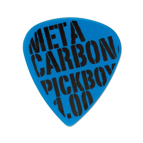 Pickboy Meta Carbonate, Blue w/ black logo, 1.00mm, 10 picks