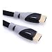 LCS - 2M - CABLE HDMI 1.4 (Noir & Gris) HDMI 1.4a - Blind�-Tress� - Support r�solution � Tr�s Haute D�finition � 4K x 2K , Audio Return Channel ARC CEC, 1080p � 1600p avec Ethernet et 3D, R�tro-compatible avec appareils sous versions pr�c�dentes. 1.4, 1.3c, 1.3b,1.3..