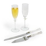 Cathy's Concepts Beach Cake Server Set, White