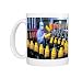 Orange juice packaging Photo Mugs
