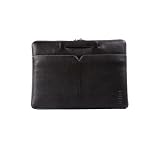 Toffee - TOFTC13MBKBFR - Leather Brief - Housse de protection pour MacBook/Air/Pro 13" - Noir