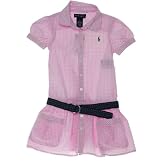 Ralph Lauren Gingham Shirt Dress with Ruffle