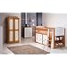 WHITE MIDSLEEPER CABIN BED, WITH CHEST OF DRAWERS, DOUBLE CUPBOARD AND BOOKCASE FROM CENTURION PINE