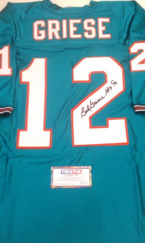 Bob Griese Signed Miami Dolphins Jersey 17-0