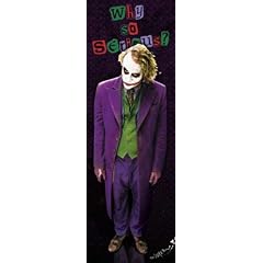 1art1 42331 Batman - The Dark Knight, Joker Solo II T�r-Poster 158 x 53 cm