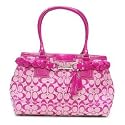 Coach Signature Hamptons Carryall Bag Purse Tote 13065 Hot Pink
