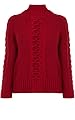 Twisted Cable Knit Turtleneck