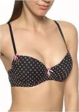 Betsey Johnson Intimates Stretch Mesh Connect the Dots balcony bra
