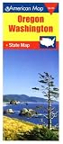 Oregon Washington State Map (American Map)