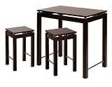 Winsome Wood Kitchen Island, Espresso