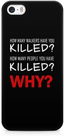The Walking Dead Three Questions Hard Plastic Phone Case Cover Shell For iPhone 5 &amp; iPhone 5s