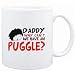 Mug White " BEWARE OF THE Puggle " Dogs