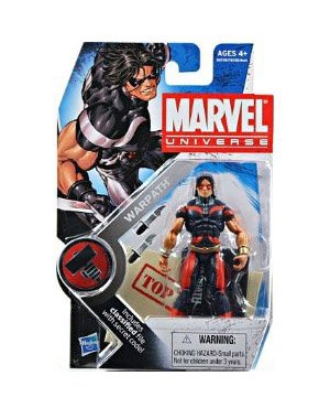 Marvel Universe 3 3/4 Inch Series 6 Action Figure #3 Warpath Blue Red