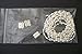 Roller and Roman Shade Beaded Chain Cord Repair kit 5' feet (Off White)