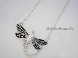 Jeweled Dragonfly Eyeglass Chain Holder