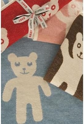 Klippan Bruno Cotton Chenille Blanket Blue