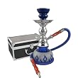 10 Pacific Blue Flame Pumpkin Hookah with Case