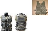 Tactical Crossdraw Vest w/Pistol Belt--OD GREEN (Olive Drab)