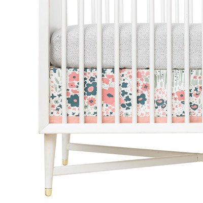 DwellStudio Canvas Crib Skirt, Posey