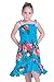 Girl Hawaiian Luau Dress in Turquoise in Various Styles