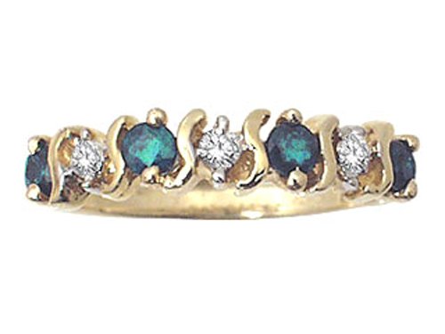 Buy 0.38 cttw Emerald Ring - 14kt White or Yellow Gold LIFETIME WARRANTY by Finejewelers