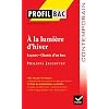 Profil Bac - Jacottet A la lumi�re d'hiver