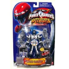 Power Rangers Operation Overdrive 5-Inch Power Ranger Action Figures Mission Response Black Power... by Bandai