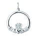 Sterling Silver Irish Claddagh Charm