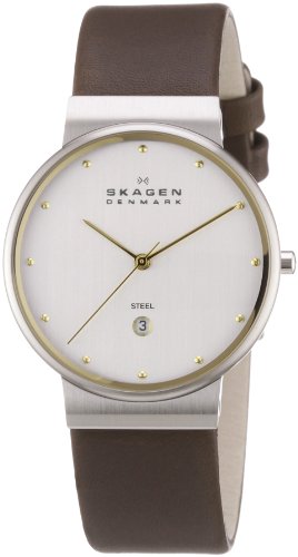 Skagen Herrenarmbanduhr Slimline Leder 355LSLD Preisvergleich