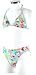 Sports : Shiwi Triangel Bikini Blau gemustert mit Blumen, Gr.: 140