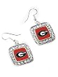 Licensed Georgia Bulldogs College Earrings Fashion Jewelry