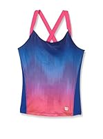 Wilson Apparel Camiseta Tirantes G Lsu Ikat W Sm (Azul / Magenta)