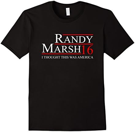 Men's Randy Marsh 2016 T shirt I thought this was America 2XL Black