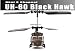 Mini Micro Palm Sized 3 Channel Ready to Fly Indoor UH-60 Black Hawk WITH 2 EXTRA BLADES