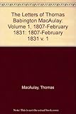The letters of Thomas Babington Macaulay