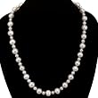 Handmade White Freshwater Pearl Necklace