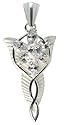 Herr der Ringe Schmuck by Schumann Design Arwens Abendstern gross 
925 Sterling Silber 3100-001