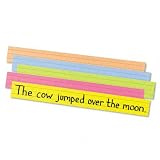 PAC1733 - Sentence Strips, Sturdy Tagboard, 3x28, 100/PK, Asstorted