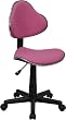 Pink Fabric Ergonomic Task Chair [BT-699-PINK-GG]