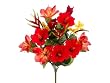 Artificial 21.5" Yellow/Orange Hibiscus/Heliconia/Orchid Mixed Bush - Set of 2 bushes