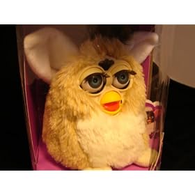 Furby Model 70-800 White with Brown Fur Electronic Pet Furbie 1998 by Electronic Furby