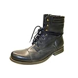 Men's Gbx Side Zipper Cap Toe Washed Leather Boots