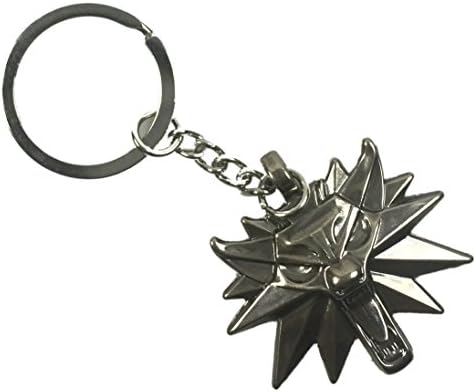 The Witcher 3: Wild Hunt Geralt 3d wolf keychain
