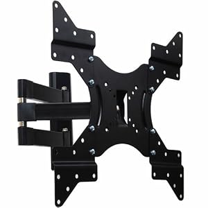 VideoSecu ML520BE long arm LCD wall mount bracket fitting VESA 400X400 300X300 200X200 200X100 LCD... by VideoSecu