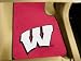 Wisconsin Badgers universal fit Carpet 2 Pc Car Floor Mat (Rug)