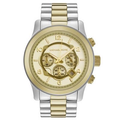 Michael Kors Watches Michael Kors Men's Two-Tone Oversize Runway (Two Tone)