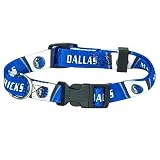 Dallas Mavericks Adjustable Dog Collar (Large)